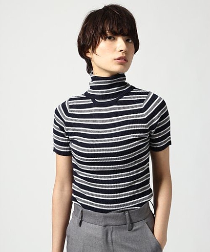 14Gリブタートルニット