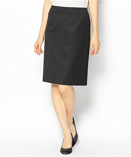 ウォッシャブルウールストレッチスカート