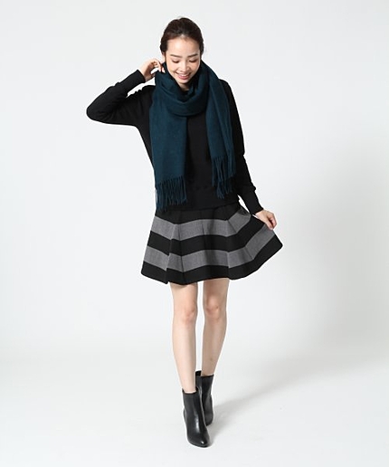 ニジュウオリパネルフレアスカート