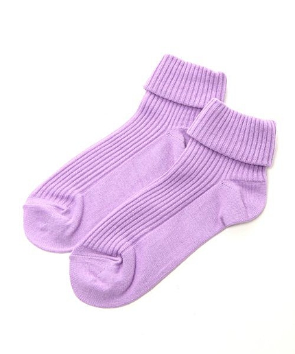 リブオリカエシソックス