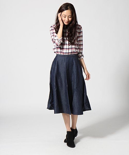 ツイルサーキュラースカート