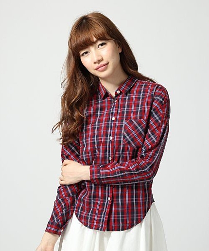 サキゾメチェックシャツ