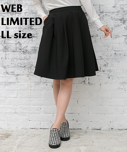 【WEB限定LLサイズ】TR/Aラインフレアスカート