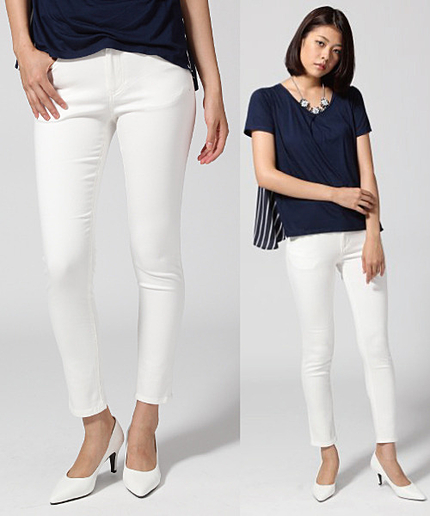 サテンスキニーパンツAW