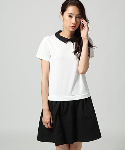 2WAYエリツキドッキングワンピース