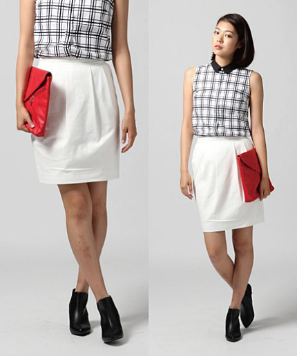 【XL展開アイテム】TCPUタックコクーンスカート