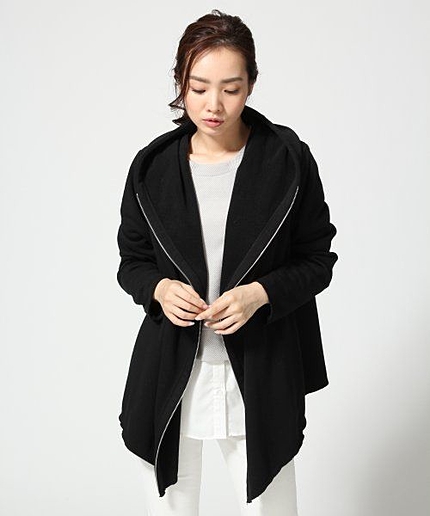 フリースＺＩＰショールカーデ