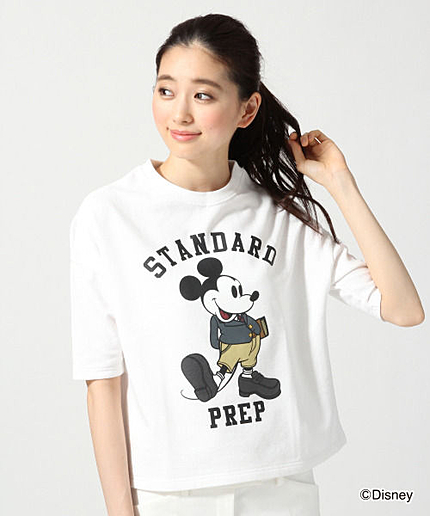 【MICKEY】PREPPYオーバーTEE