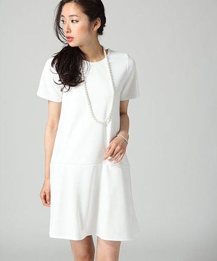 ポンチローキリカエワンピースショートスリーブ