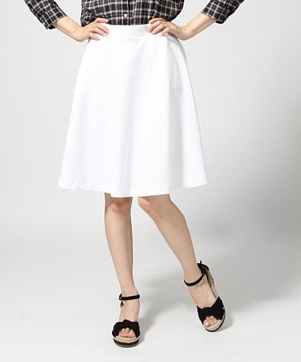 【WEB限定価格】ジャガードフレアスカート