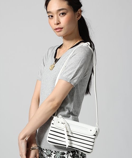 2WAYボーダータポケショルダー