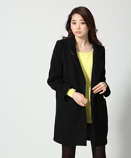 Wフェイスチェスターコート