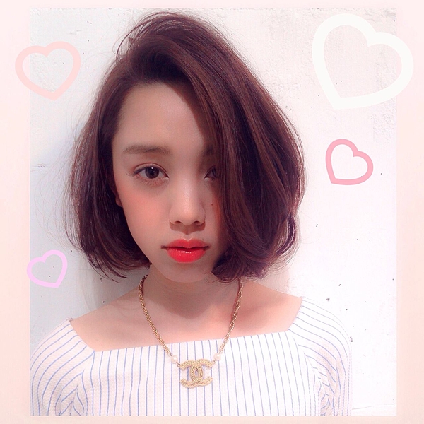 15秋 冬 Cute派のヘアカラーはピンクパール Amp ペールピンクで決まり ビューティーガール