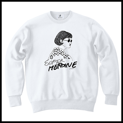 SUPER HEROINE sweatshirt