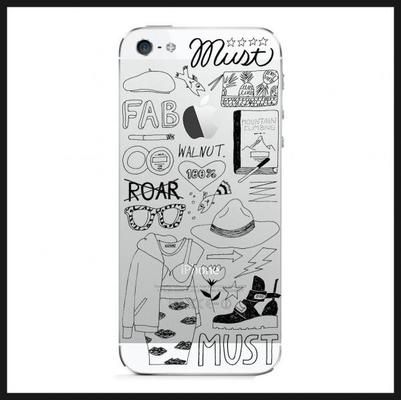 "MUST" i Phoneケース(クリア)iPhone 5/5S