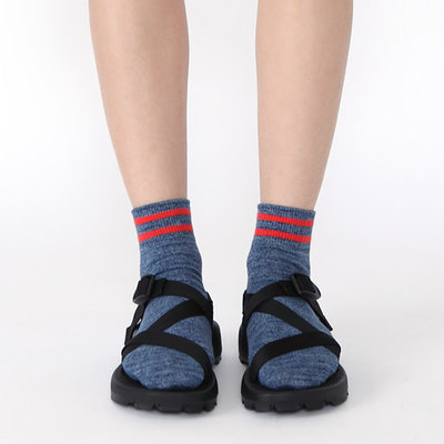 ◆2WAY◆スペックラインショートソックス