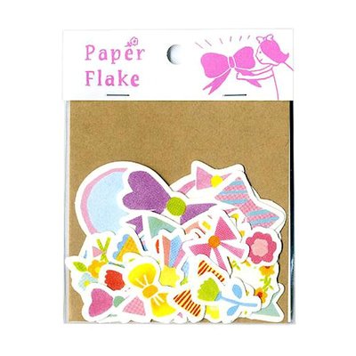 AIUEO Paper Flake ペーパーフレーク リボン&フラワー