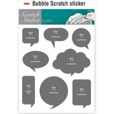 スクラッチステッカー