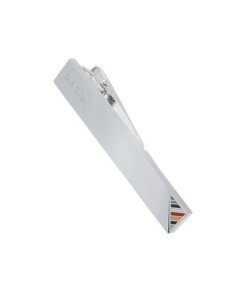 MULTI STRIPE & STONE TIE BAR 