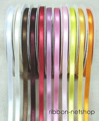 リボン シングルサテン 6mm
