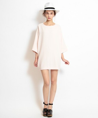 シンプルオーバーワンピース