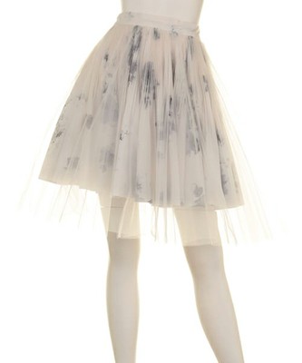 プリーツチュールスカート