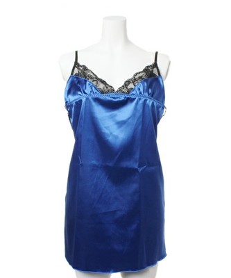 NEWサテンブラックレースベビードール