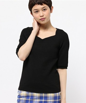 ハートネックプルオーバー