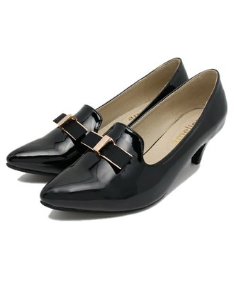 リボンパンプス