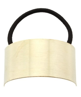 【PLAIN CLOTHING】メタルスクエアープレートヘアゴム