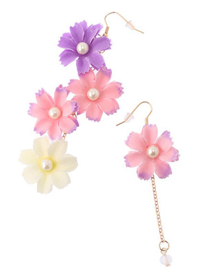 MIIA (ミーア)アシメフラワーピアス