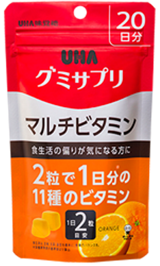 グミサプリ マルチビタミン 40粒(20日分)/UHA味覚糖