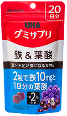 グミサプリ 鉄&葉酸 40粒/UHA味覚糖