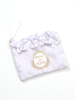 シフォンリボンティッシュポーチ