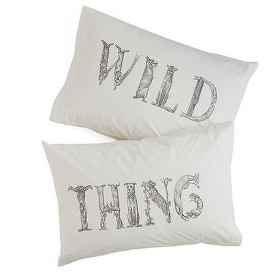 2セット WILD THING レター メッセージ ピローケース 枕カバー クッション