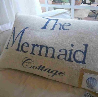 BEACH マーメイド クッションカバー