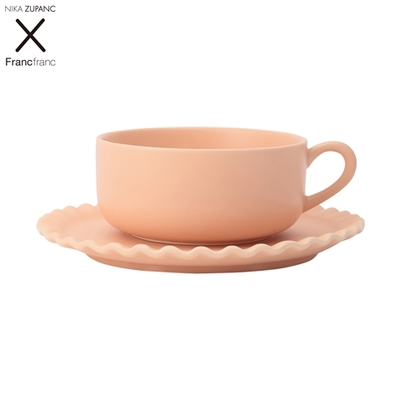 シャイン カップ&ソーサー ピンク