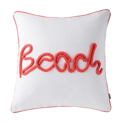 ビーチ ロッソ クッションカバー 450x450 レッド