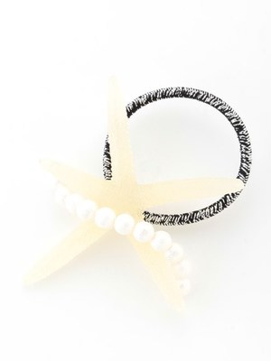 ヒトデパール風ヘアゴム