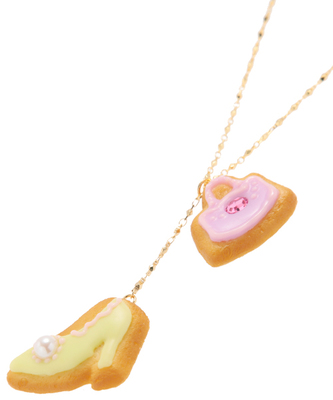 ハイヒール&バッグシュガークッキーネックレス