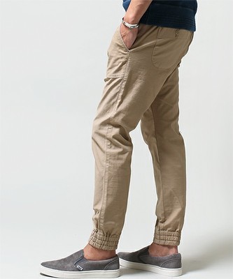 nano・universe Mens ミリタリーバックサテン ジョガーパンツ