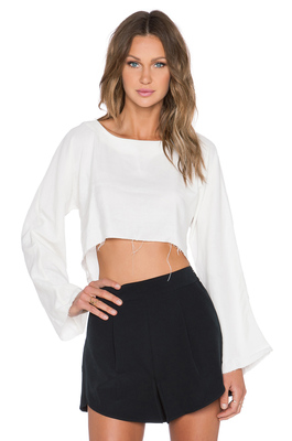 DELPHINE クロップトップ/ ARE YOU AM I