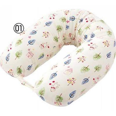 フォレストフレンズ Wガーゼ ロングクッション (オフホワイト)