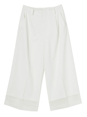 The Dayz tokyo オーガンジー切替ワイドパンツ