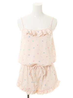 カラフルハートロンパース