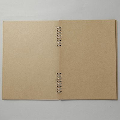 クラフトダブルリング記録帳　A4・20枚