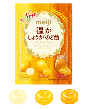 温かしょうがのど飴 袋