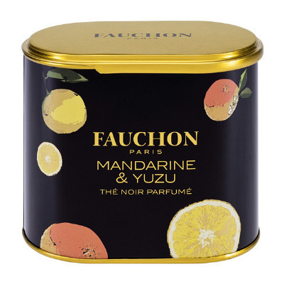 フォション（FAUCHON）　紅茶　マンダリン&ユズ　80g　１缶