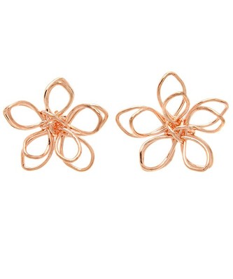 立体フラワーピアス／チャイハネ