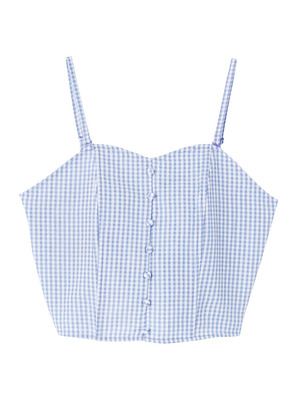 ギンガムチェックビスチェ